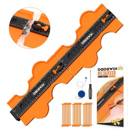 DODOWIN Contour Gauge Profile Tool Unlimited Connection 20”, Profile Gauge Tool, Laminate Profile Gauge, Dad Fathers Day Present from Daughter Son, Birthday Gifts for Men Him Husband Grandad