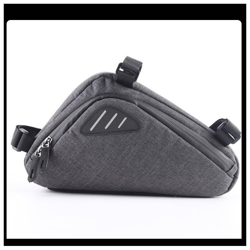 System-S Bicycle Saddle Bag, Grey, Waterproof