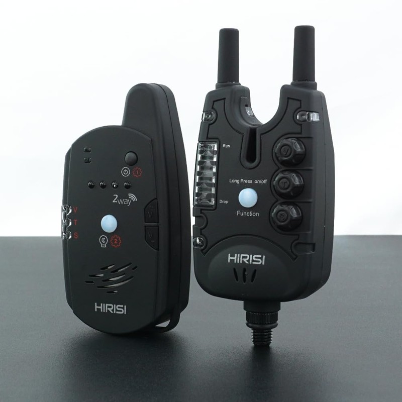 Carp Fishing Bite Alarm with Remote Control (Radio Receiver), with