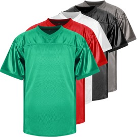 Phoneutrix Blank Football Jersey, Sports T-Shirt Hip Hop Jersey for Party (X-Large, Green)