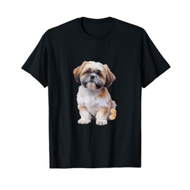 Adorable Shih Tzu Lovers Chill Vibes for Dog Parents T-Shirt