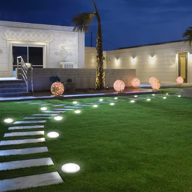 NFESOLAR Solar Lights Outdoor 16 Packs, 16 LED Bright Solar