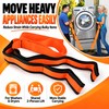 Reusable Orange Plastic Handling Strap for Moving Furniture and Electrical