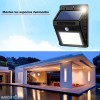 Importeek 3pz Lampara Led Solar Reflector Exterior Jardin Sensor Luz