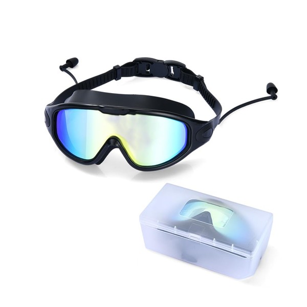 Wide View Swim Goggles, Wide View Anti Fog&UV Swimming Goggles,