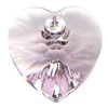 Dreambell 4 pcs Austria Crystal 6228 Xilion Heart Charm Pendant