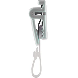 RedBee ID Card Holder with Safety Breakaway Lanyard for Neck and Crocodile Clips, Slide Open Design, Dust-Proof Vertical