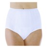 1-Pack Women's Super Absorbency Incontinence Panties White 5X (Fits Hip