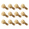 50Pcs Flat Knurled Thumb Screw Wring Round Head Pure Copper