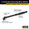 Titan 11328 1/4-Inch Drive x 7-Inch 90-Tooth Swivel Head Ratchet