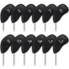 Left Handed Golfer 12pcs/Set Black Golf Iron Headcover Set Easy