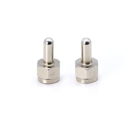 THE CIMPLE CO Coaxial F Type (F-Pin / F81) Voltage Blocking 75 Ohm Terminator with DC Short for Coax and RF - RF Signal (AC) and Power or Voltage (DC) Should be Blocked or Capped - Pack of 4