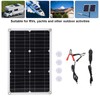 18V 20W Semi Flexible Solar Panel Monocrystalline High Efficiency Waterproof