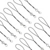 Samcos Strap Lobster Claw Clasp with Hooks, Set of 100,