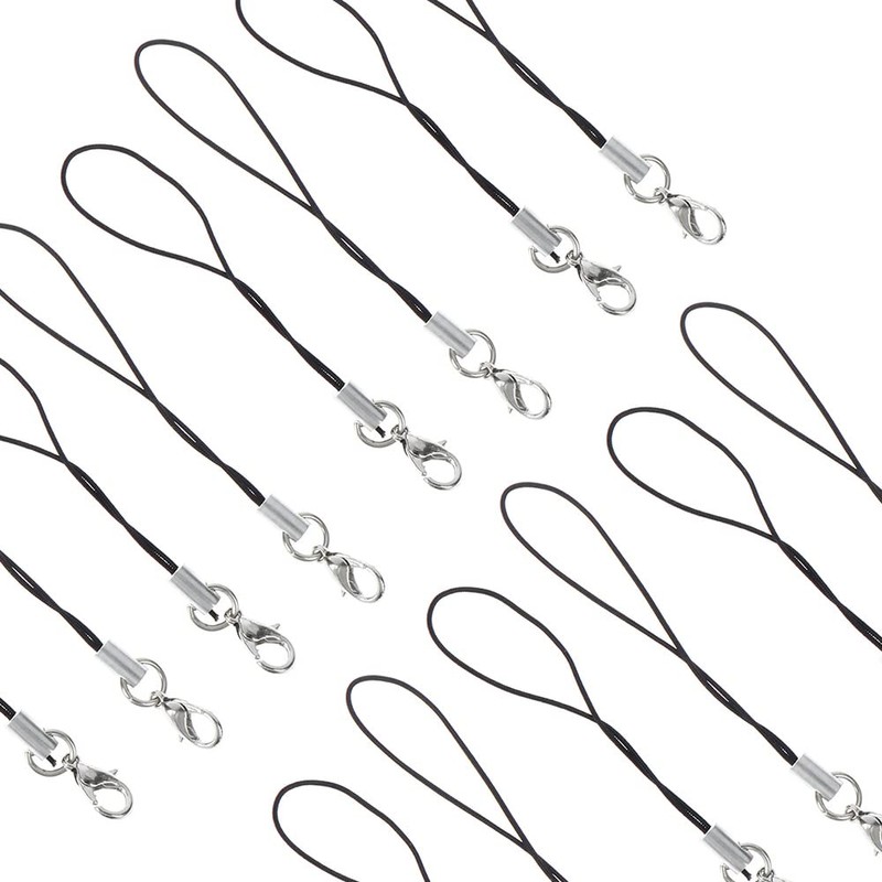 Samcos Strap Lobster Claw Clasp with Hooks, Set of 100,