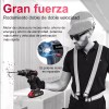 Lumoku Kit Taladro Inalámbricos Desatornillardor Electrico 42v 3/8