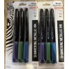 ZEBRA METALLIC BRUSH PENS ( 2 Packs )
