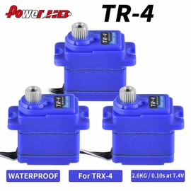 9imod 3PCS PowerHD TR-4 Mini 7.4V 2.6KG Waterproof Metal Gear Servo for Traxxas TRX4 Replaces 2065