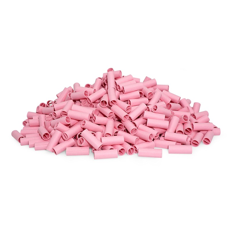 ROLLYOUROWNPAPERS Pink Pre-Rolled Filter Tips, Ø7mm - Bottle of 500