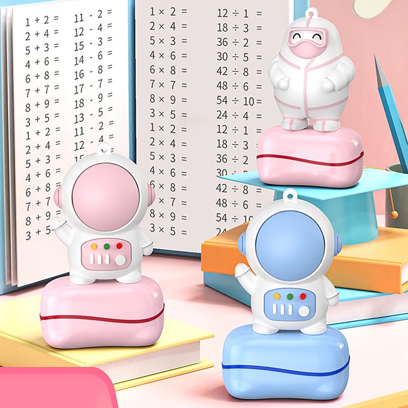 Digital Teaching Stamp Cartoon Style Quick Drying Fast Clear Stamping