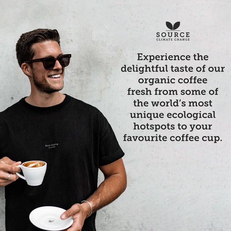 Organic Ground Coffee - Single Origin, Award-Winning Medium & Dark