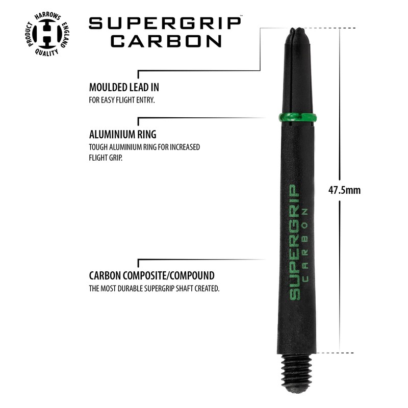 Harrows 3 Sets Carbon ST Dart Shafts - Total 9