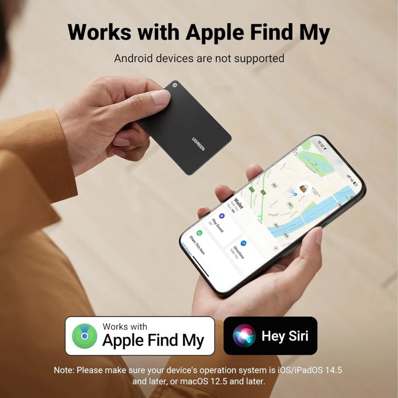 UGREEN FineTrack Slim Smart Finder Compatible with Apple Find My