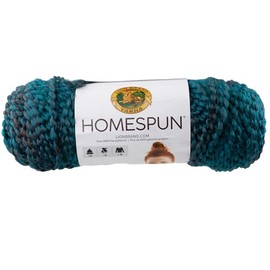 Craft County Homespun, Bulky, Acrylic Polyester Yarn – 185 Yard Skein – Machine Washable and Dryable – Create Blankets, Scarves, and Hats (Tudor)