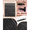 Goddvenus Manga Lash Clusters Kit with Spikes Wispy Fluffy Cluster