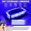 OPL5 Rechargeable Blue Emergency Roof Top Strobe Light Wireless Battery,