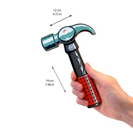 Liontouch Hammer | Pretend Play Foam Toy Tools for Children | Ideal for Kid’s Educational Learning, Building & Construction Play