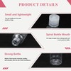 100 Pcs 1 OZ Travel Bottles with Flip Cap -