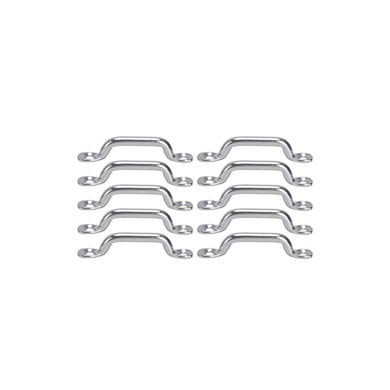 Ausla Stainless Steel Eyelet Bracket, Pack of 10 Eyelets, Deck