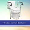 McKesson Toilet Safety Frame and Rail, Aluminum, Adjustable, 300 lbs