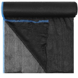 Wowangce 40% 6ft x 100ft Bulk Eyelets Shade Cloth Roll Sunblock Shade UV Resistant Net Windscreen Cover Fabric Roll for Garden Greenhouse Flower Plant Patio Kennel Canopy(Black)