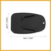 Partuto Motorcycle Kickstand Support Extension Pad Black 9x5.8x0.8cm Replacement