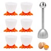 6 Pcs Egg Cups, Egg Stand Holder Kitchen Egg Cup