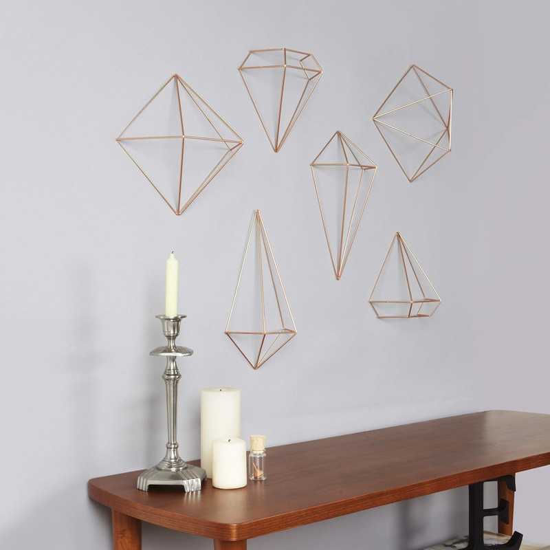 Umbra Prisma Wall Décor – Modern Geometric Wall Sculptures, Decorate