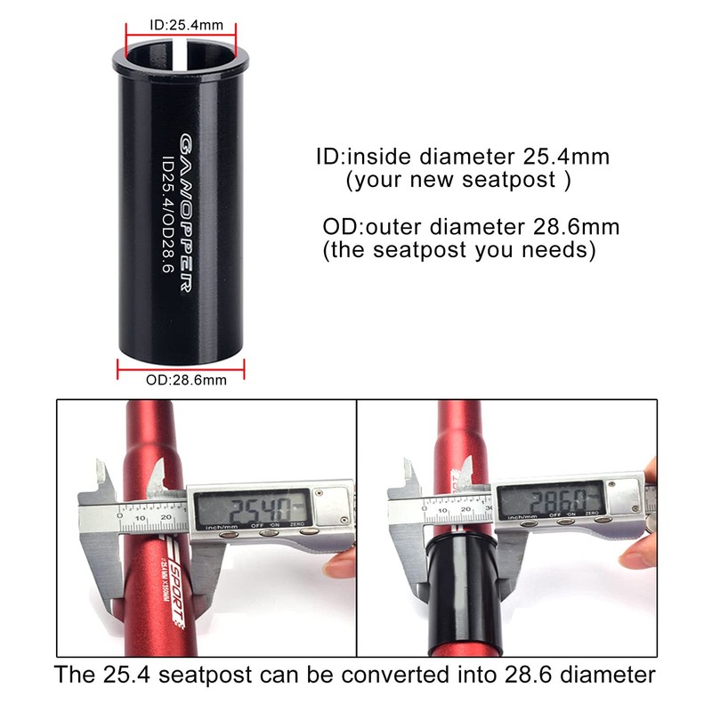 PLATT Bicycle Seatpost Shim Aluminum Alloy Bike Seat Post Tube