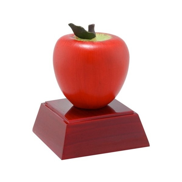 Apple Trophy with 3 Lines of Custom Text