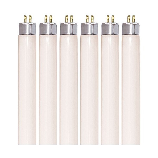 F13T5D – T5 21 Inch Under Counter Fluorescent Bulbs Bright White Daylight 6500K 13-Watt F13T5/D 21” D Long Life Replacement Tubes for Under Cabinet Lights – Pack of 6 Bulbs