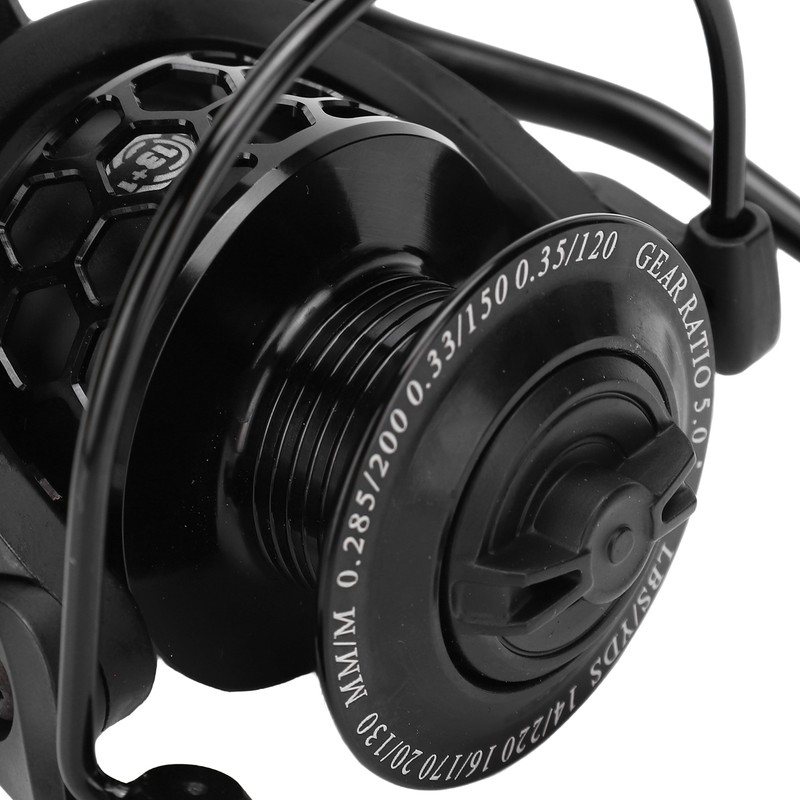 Spinning Reel 13+1 Bearings 5.0:1 Gear Ratio Left Right Interchangeable