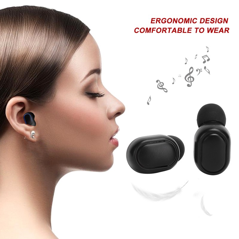 V3 TWS Bluetooth Headset 5.0 Wireless Intelligent Noise Reduction LED