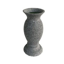 Resin Cemetery Vase Grave Decorations Floral Holder for Fresh or Artificial Flowers with Floral Foam and Long Metal Spike Memorial Gift