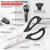 Kitchen Scissors All Purpose Kitchen Shears Come Apart,Stainless Steel Utility