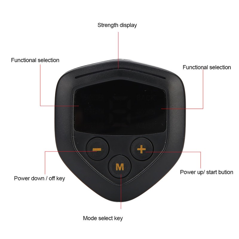 EMS Abdominal Muscle Trainer Portable Digital Charging Exercise Fitness Patch