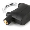 Black Anti Theft Security Padlock Waterproof Siren Alarm Lock for