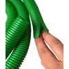 PE Green Corrugated Pipe Flexi Pipe Split 23 mm -