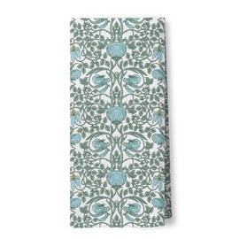 XUNLURY Vintage Boho Blue Floral Kitchen Towels, Retro Flower Botanical Dish Towels Tea Towels for Kitchen, Cottagecore Floral Hand Towels for Bathroom, Rustic Kitchen Bathroom Decor, 16x24 Inch