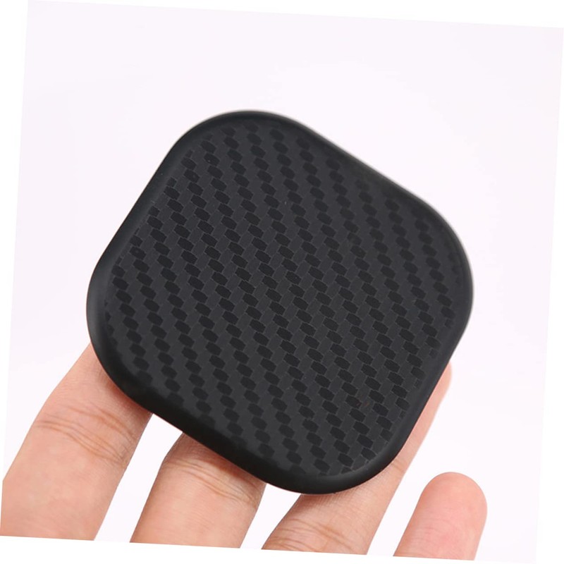 Ciieeo 4Pcs Wear Resistant Car Cup Coasters Non Slip Square